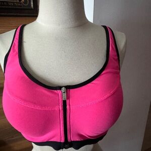 Victoria's Secret Vibrant Pink Front-Zip Bra